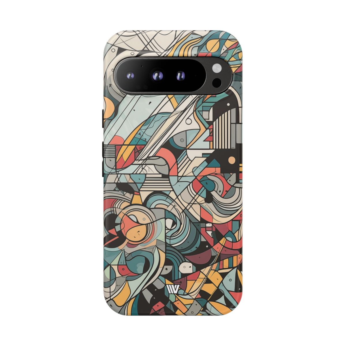 Abstract Doodle #2 Impact-Resistant Tough Phone Case