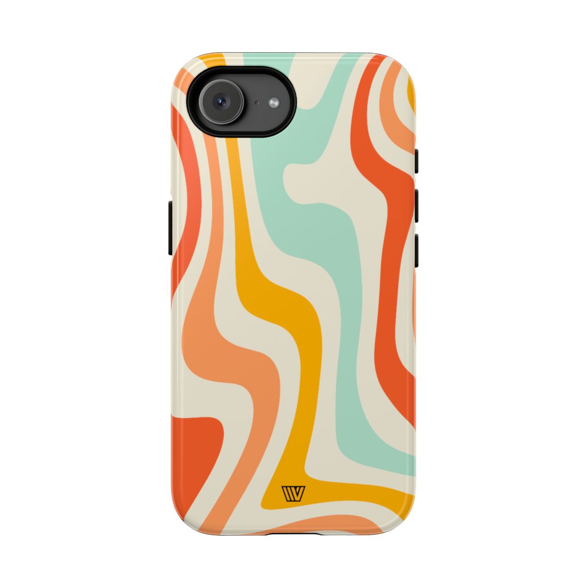 Retro Groovy Swirls Tough Phone Case