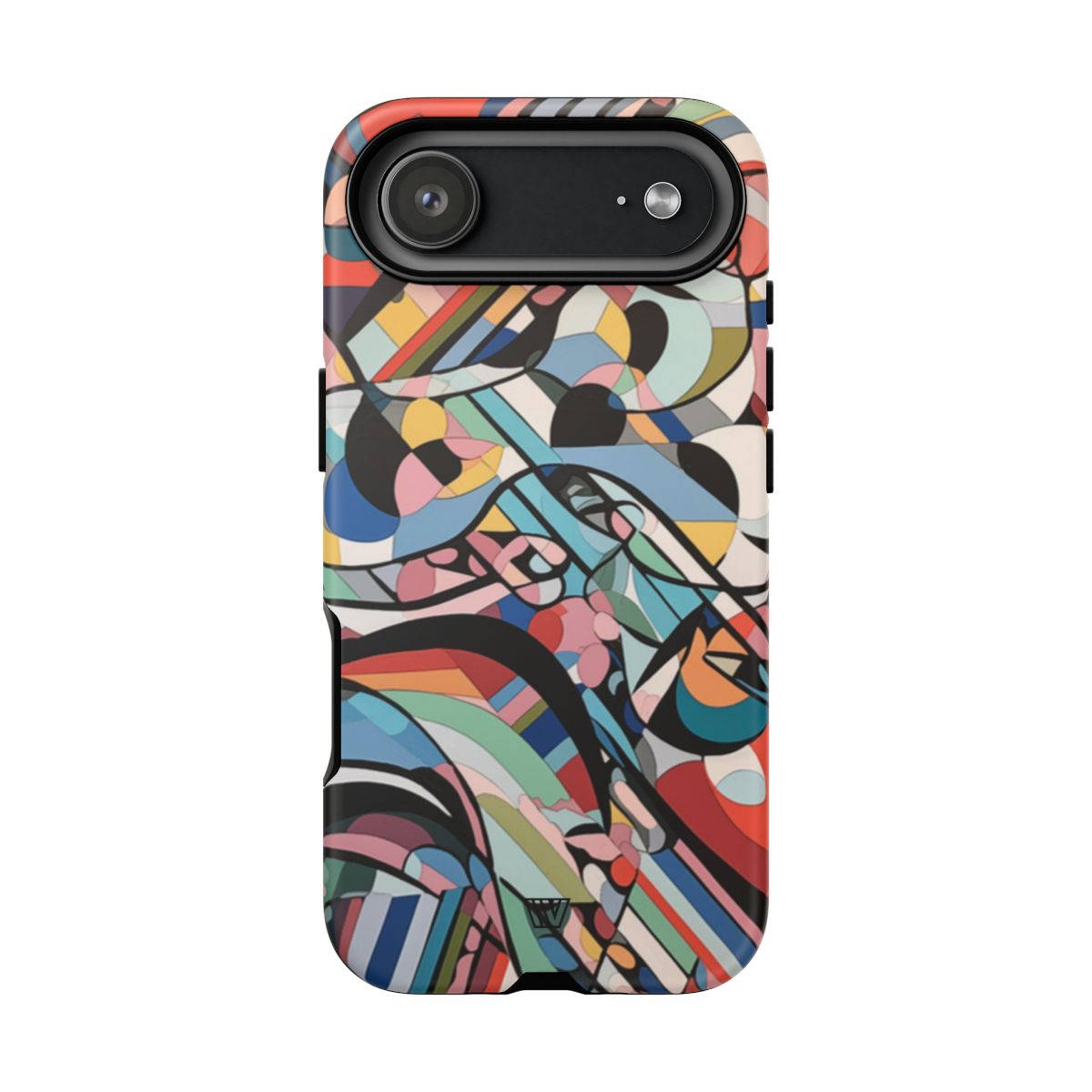 Abstract Mural Tough Phone Case Dual-Layer Protection