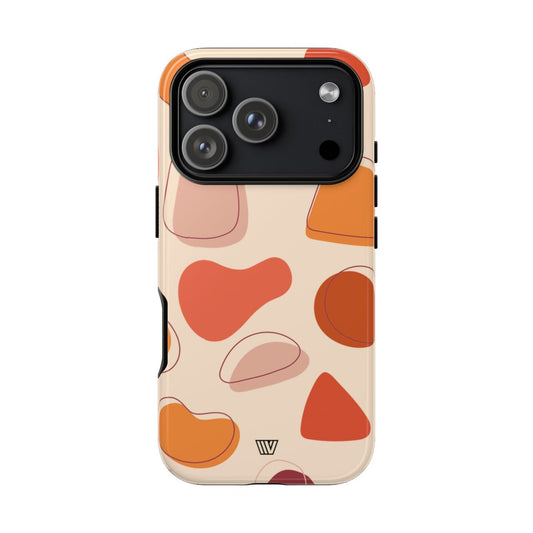 Tough Impact-Resistant Phone Case with Dual Layer WARM SHAPES