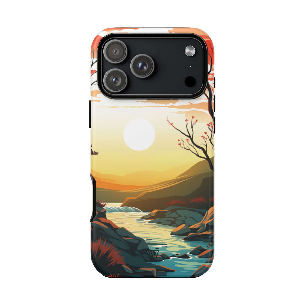 Tough Phone Case Dual-Layer Protection RIVER SUNSET