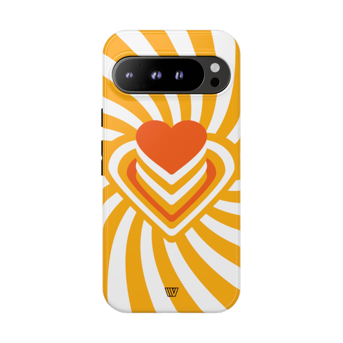 Tough Impact-Resistant Phone Case HEART RAY STACK
