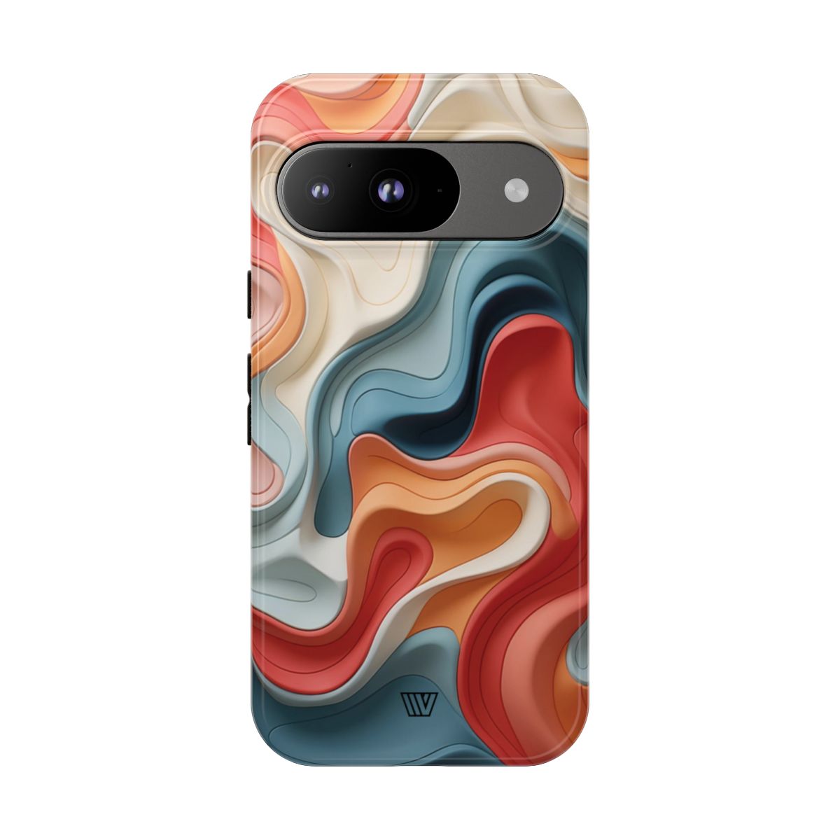 3D Colorful Clay Tough Phone Case