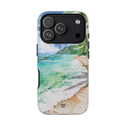Watercolor Beach Tough Phone Case