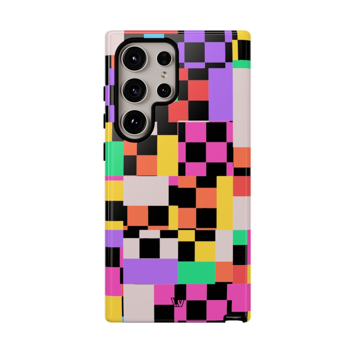 Mashed Up Checkerboard Tough Phone Case