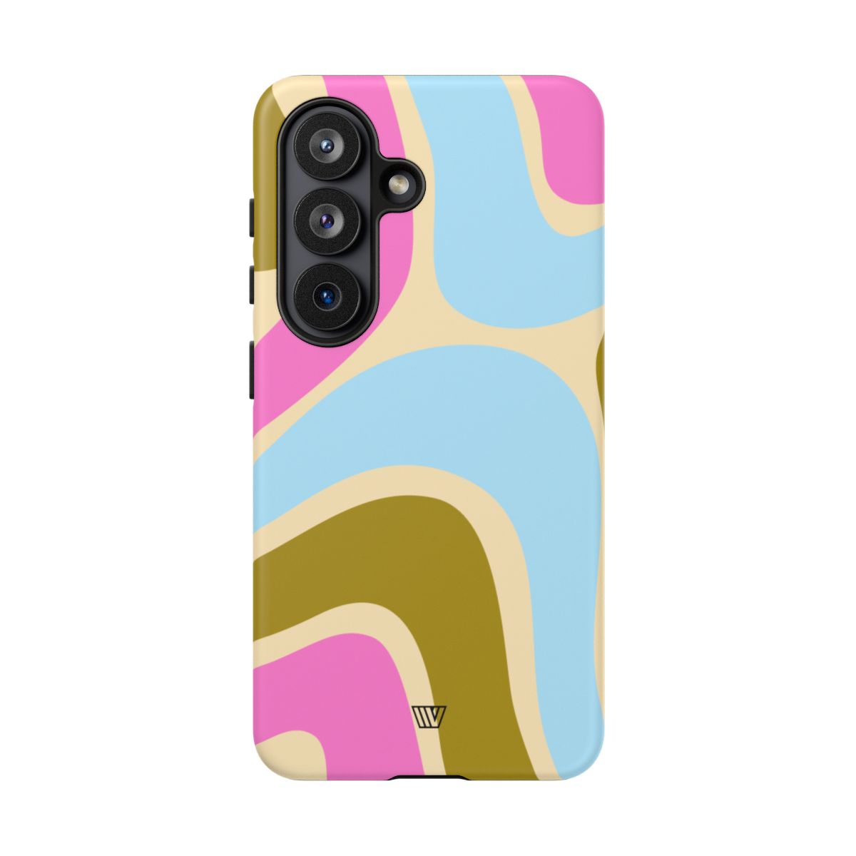 Tough Phone Case Large Groovy Waves Polycarbonate Shell