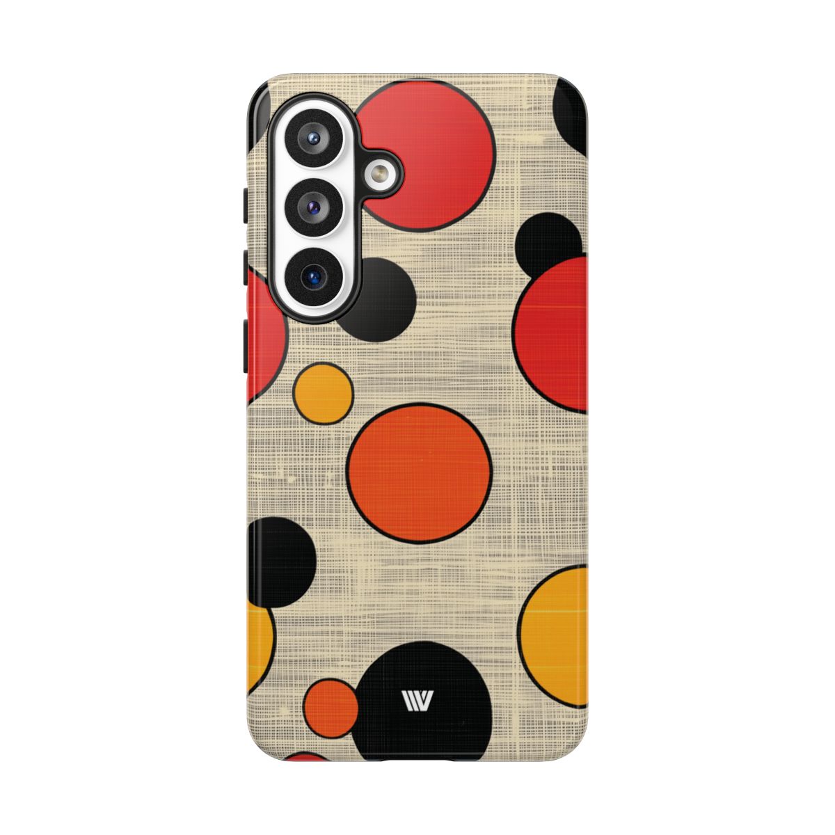 Tough Phone Case Mid-Century Dots Protective Cover