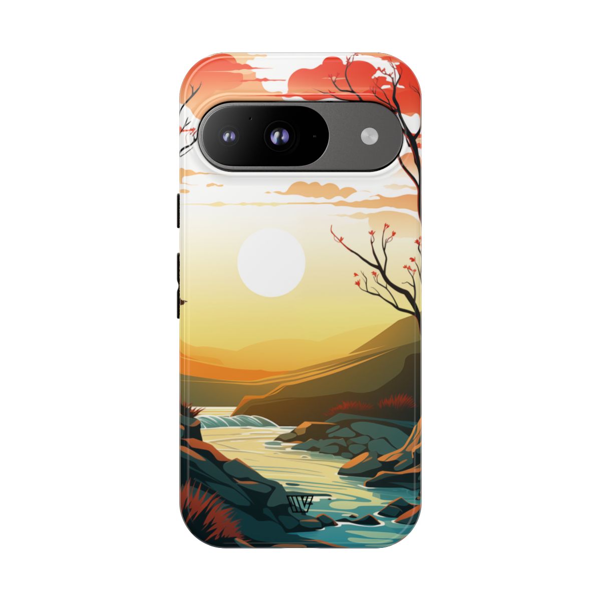 Tough Phone Case Dual-Layer Protection RIVER SUNSET