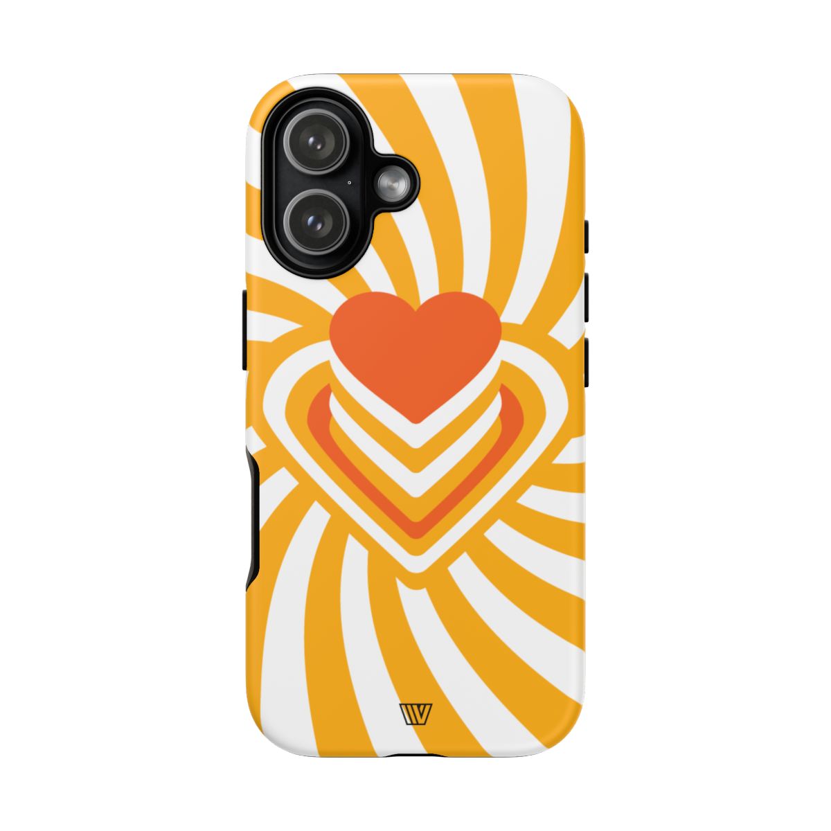 Tough Impact-Resistant Phone Case HEART RAY STACK