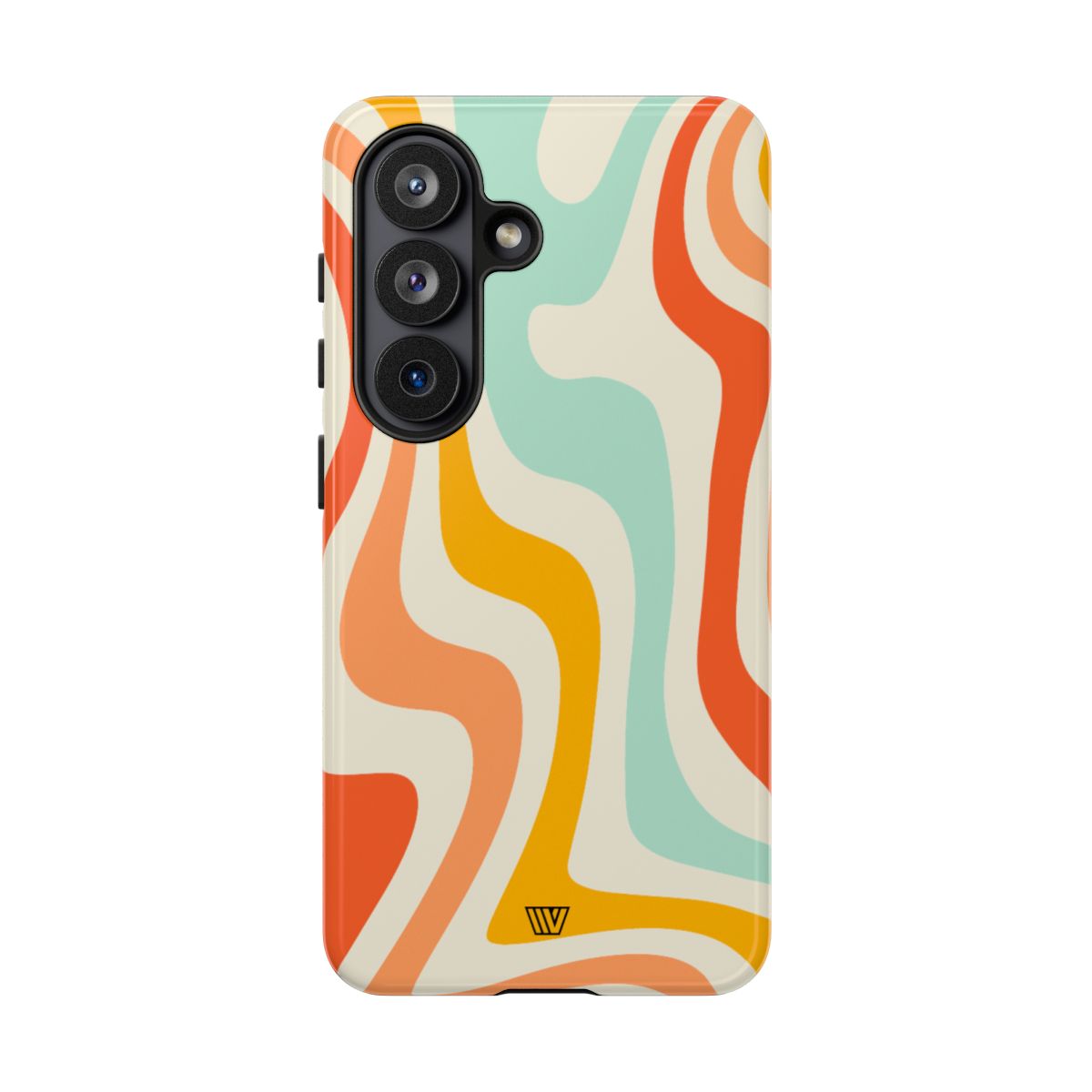 Retro Groovy Swirls Tough Phone Case