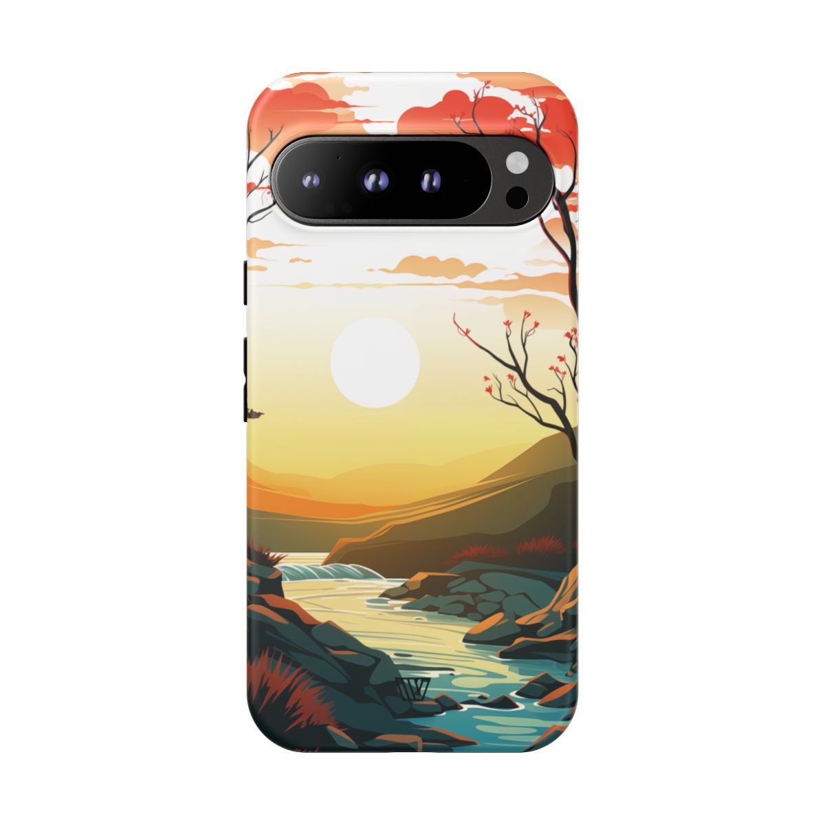 Tough Phone Case Dual-Layer Protection RIVER SUNSET