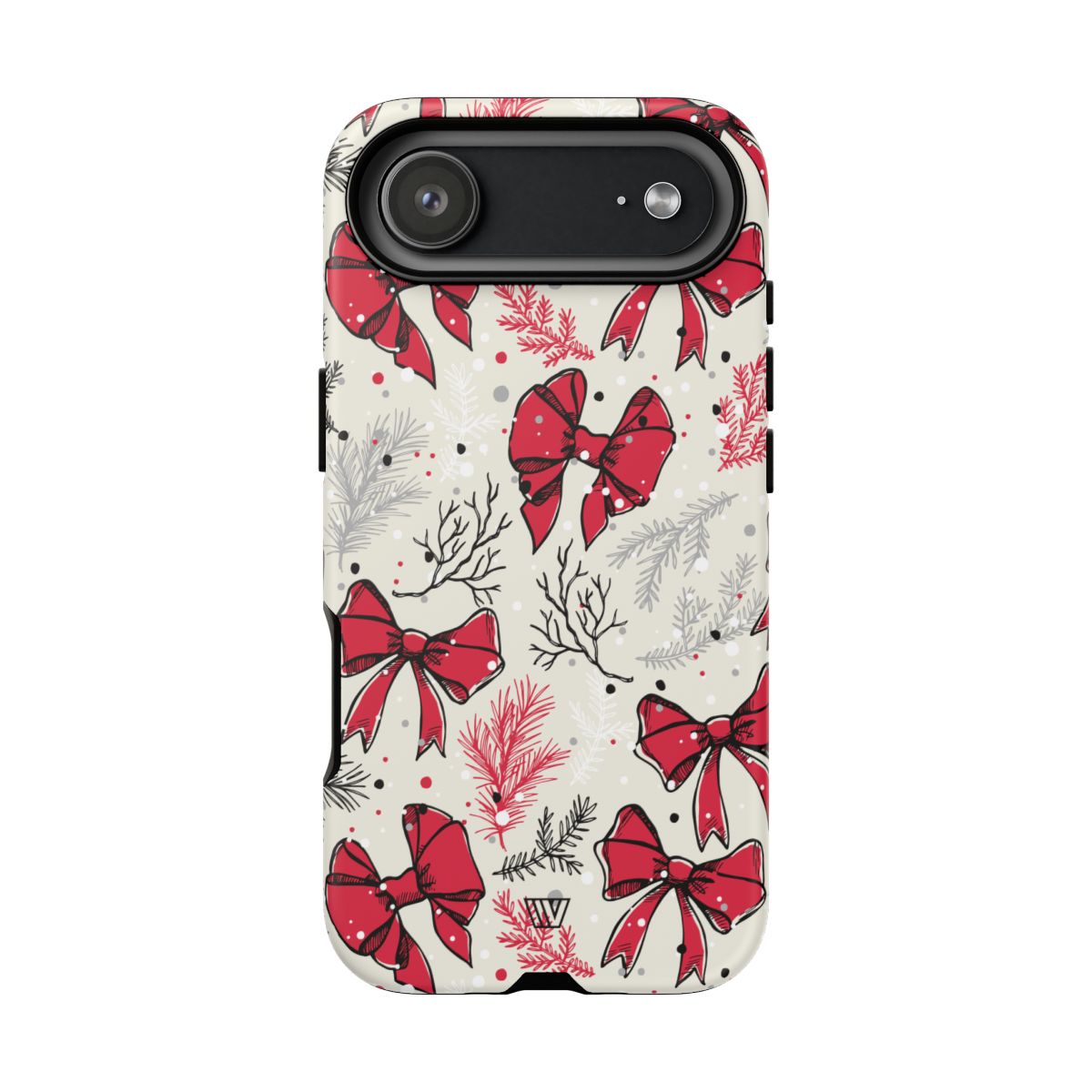 Tough Phone Case Impact-Resistant Dual Layer WINTER BOWS
