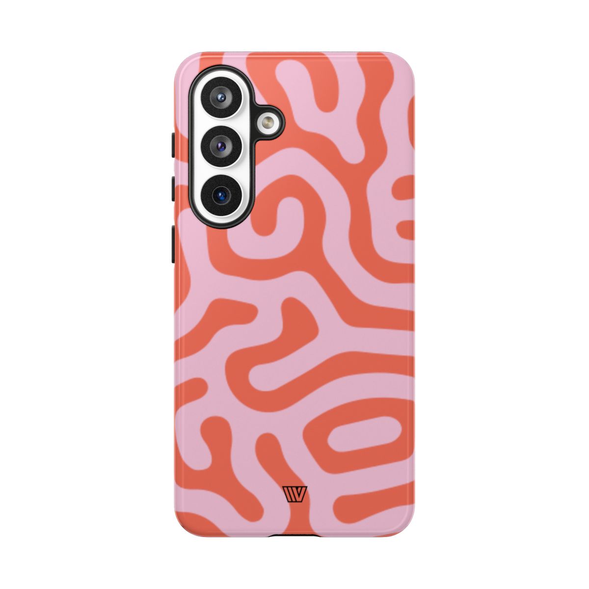 Tough Phone Case Dual-Layer Protection CORAL ORGANIC LINES