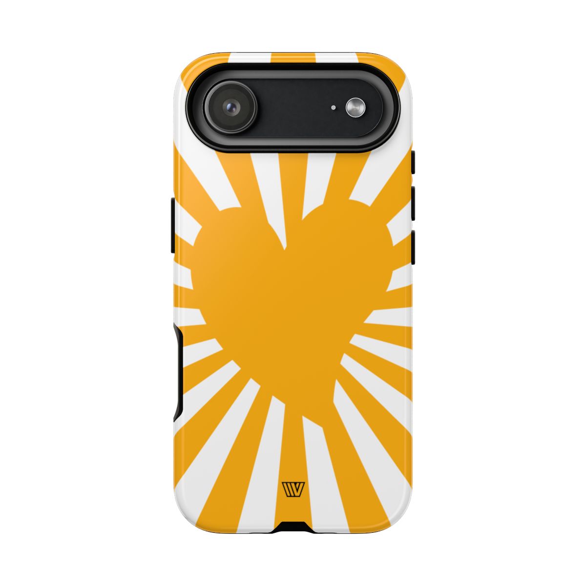 Heart Sun Rays Tough Phone Case with Impact Resistance
