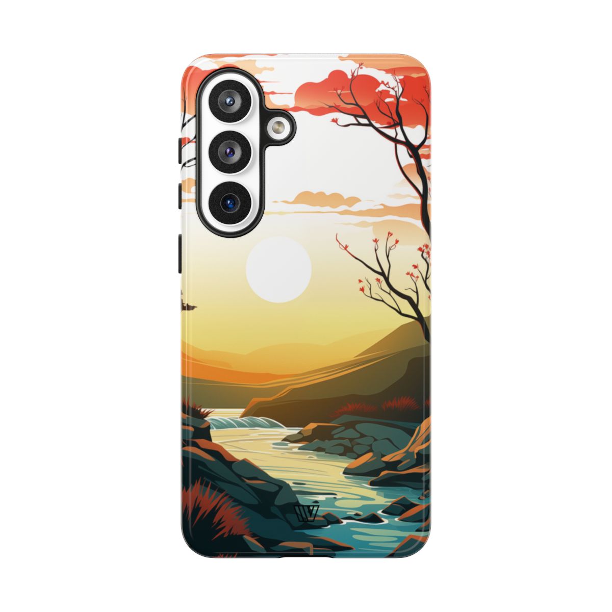 Tough Phone Case Dual-Layer Protection RIVER SUNSET