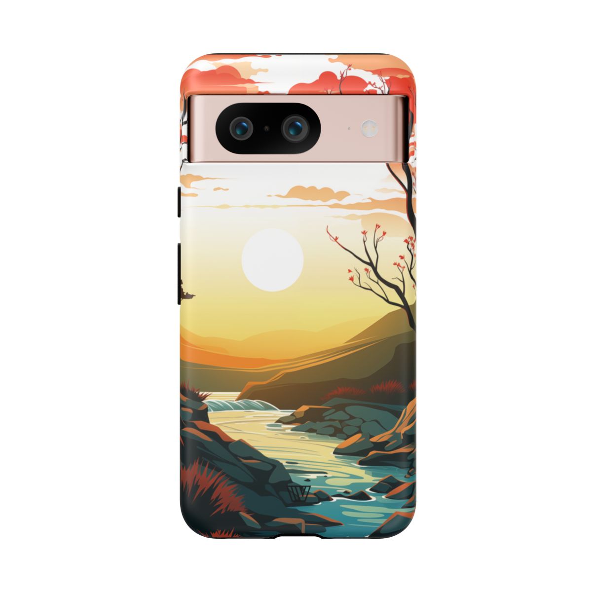 Tough Phone Case Dual-Layer Protection RIVER SUNSET