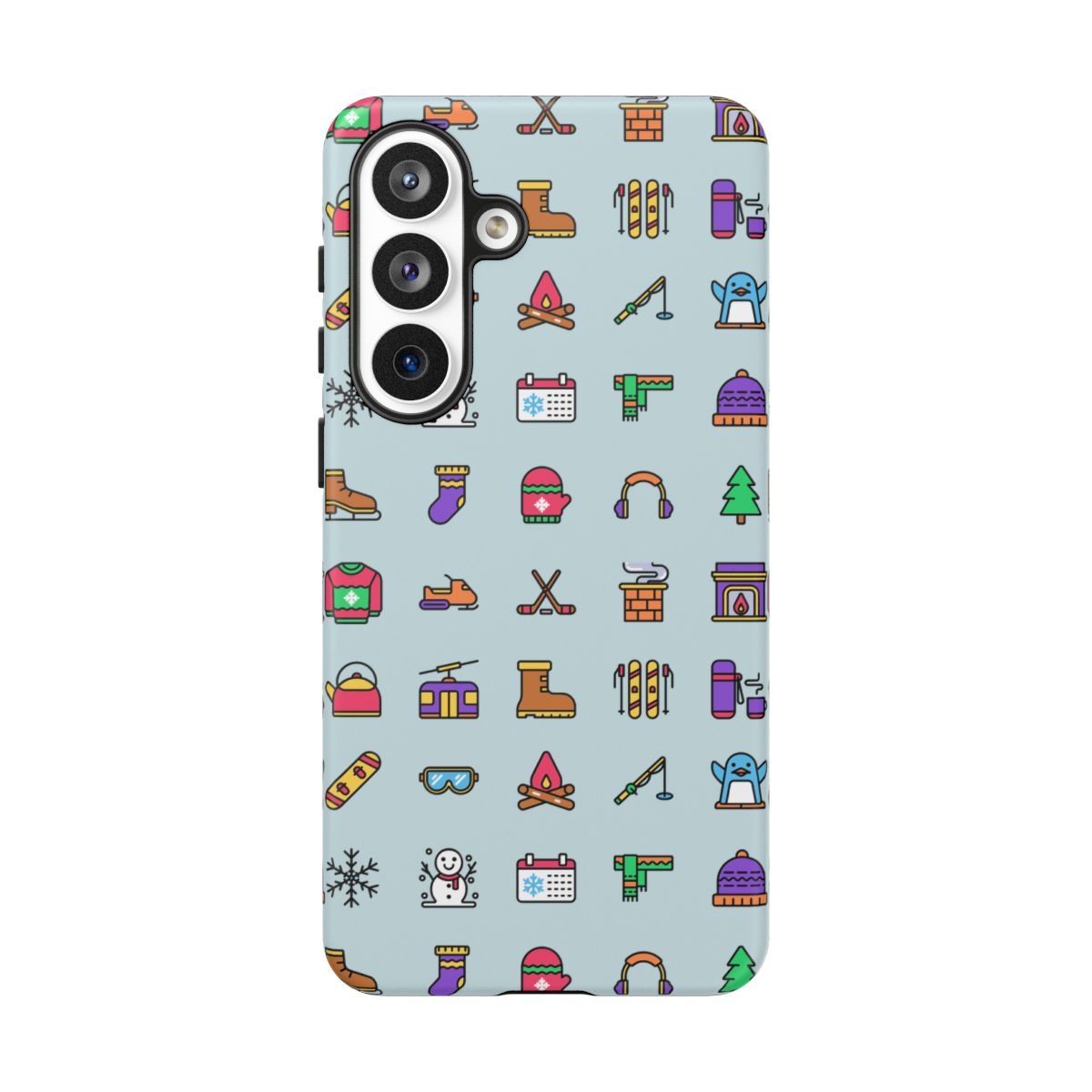 Tough Phone Case Dual-Layer Protective WINTER ICONS