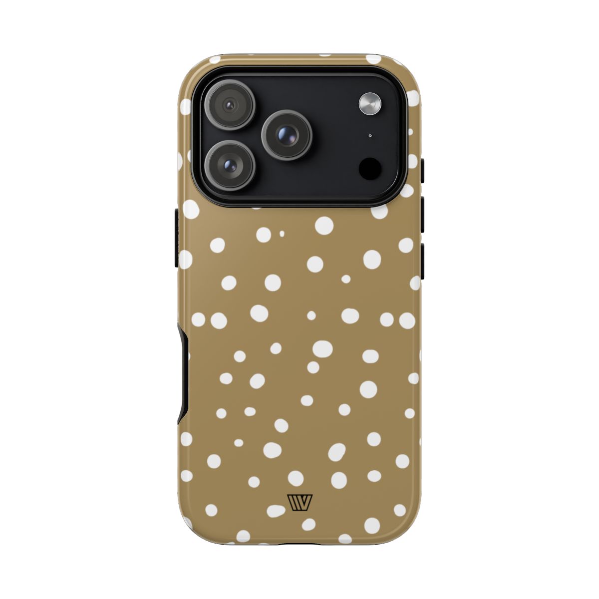 Dark Beige Dots Tough Phone Case