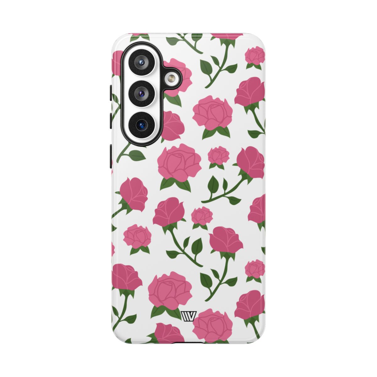 Pink Roses Tough Phone Case Dual-Layer Protective Trovvve