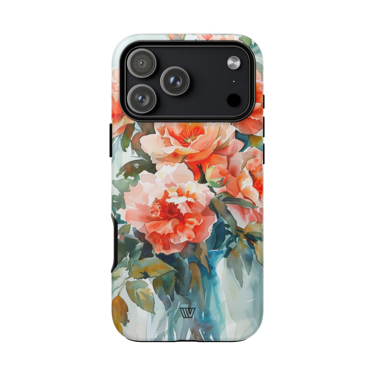 Tough Phone Case Dual-Layer Impact Resistant PEONY DREAMS