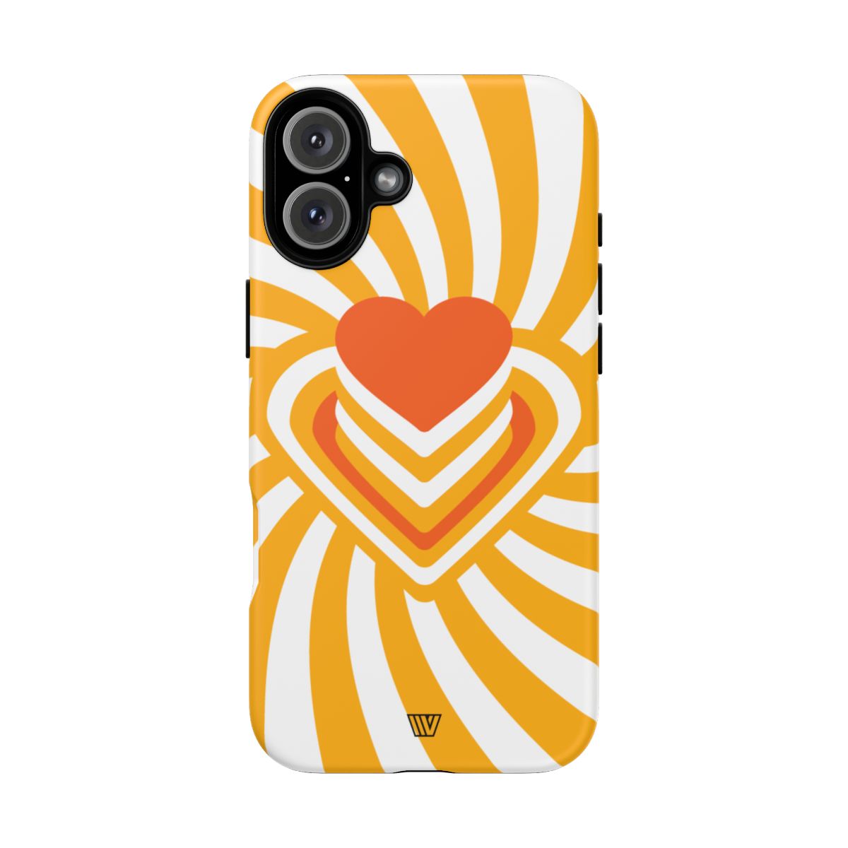 Tough Impact-Resistant Phone Case HEART RAY STACK