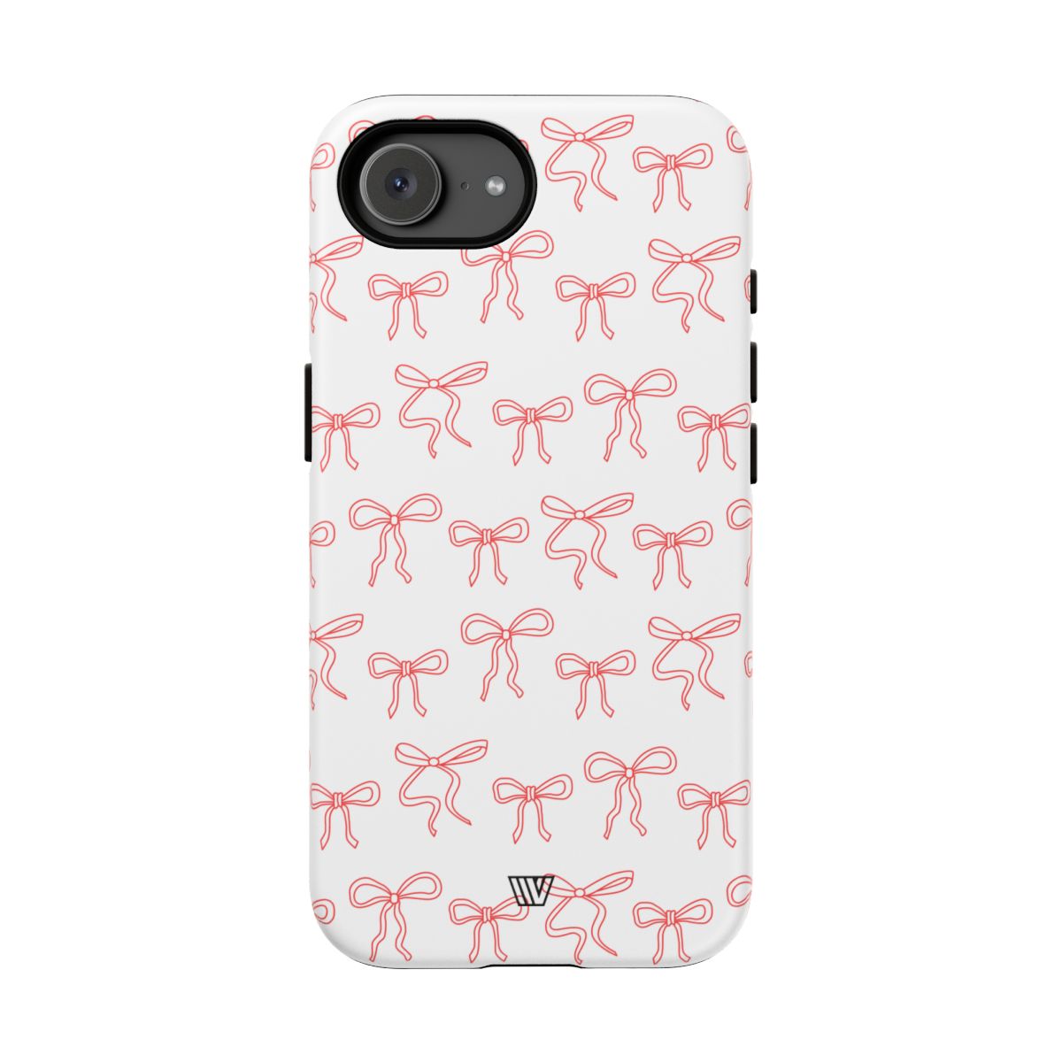 Red Ribbon Tough Phone Case Dual-Layer Impact Resistant Trovvve