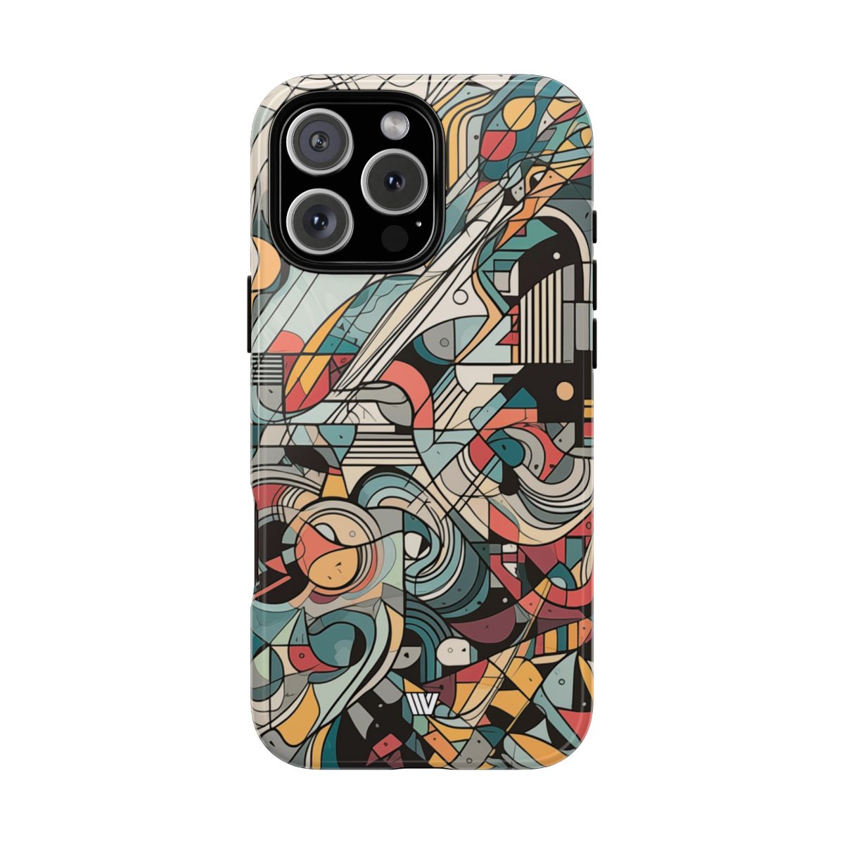 Abstract Doodle #2 Impact-Resistant Tough Phone Case