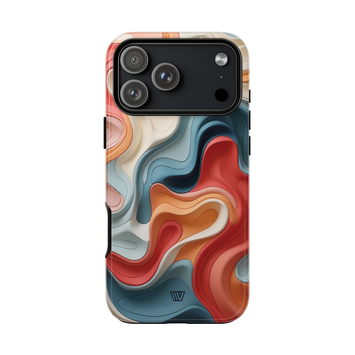 3D Colorful Clay Tough Phone Case