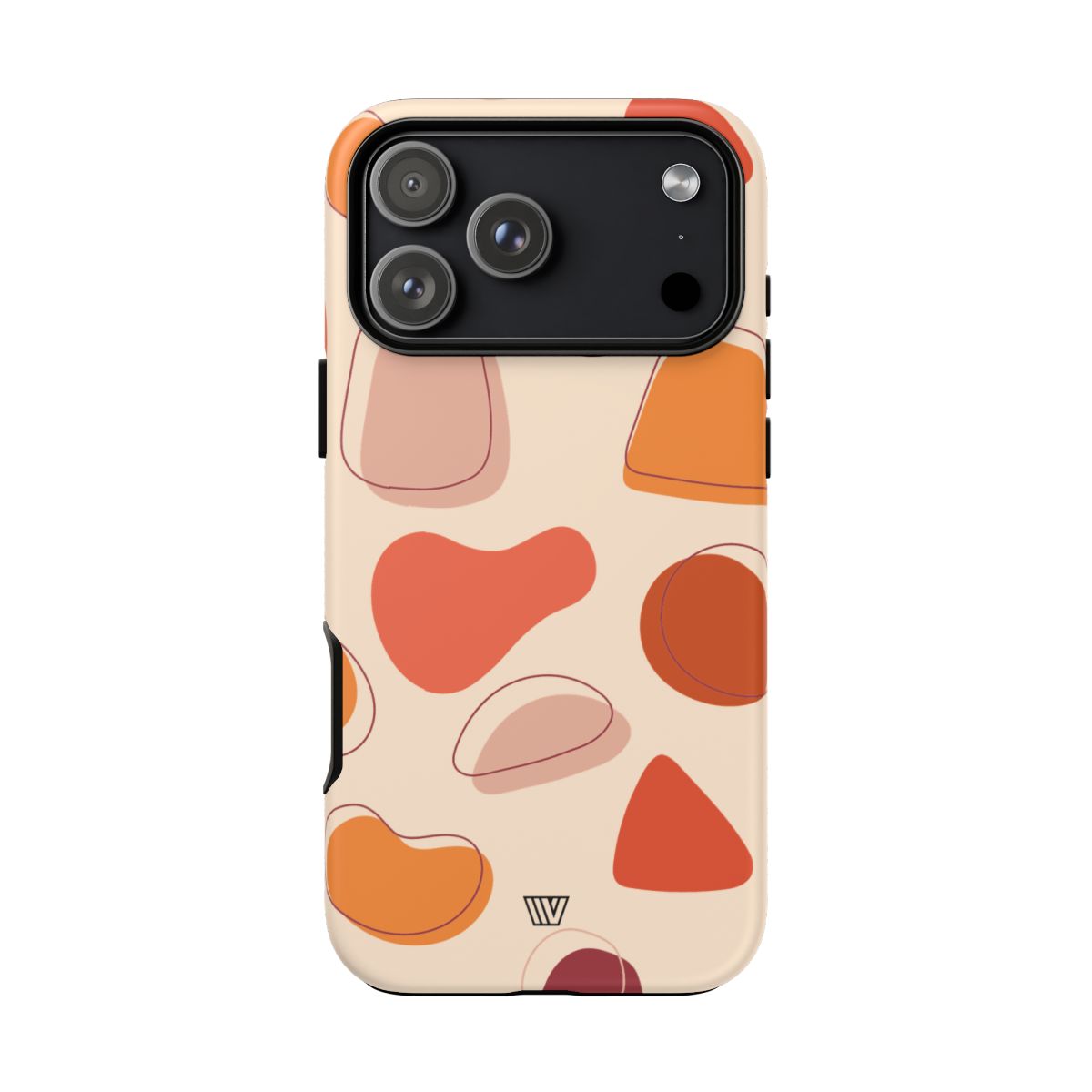 Tough Impact-Resistant Phone Case with Dual Layer WARM SHAPES