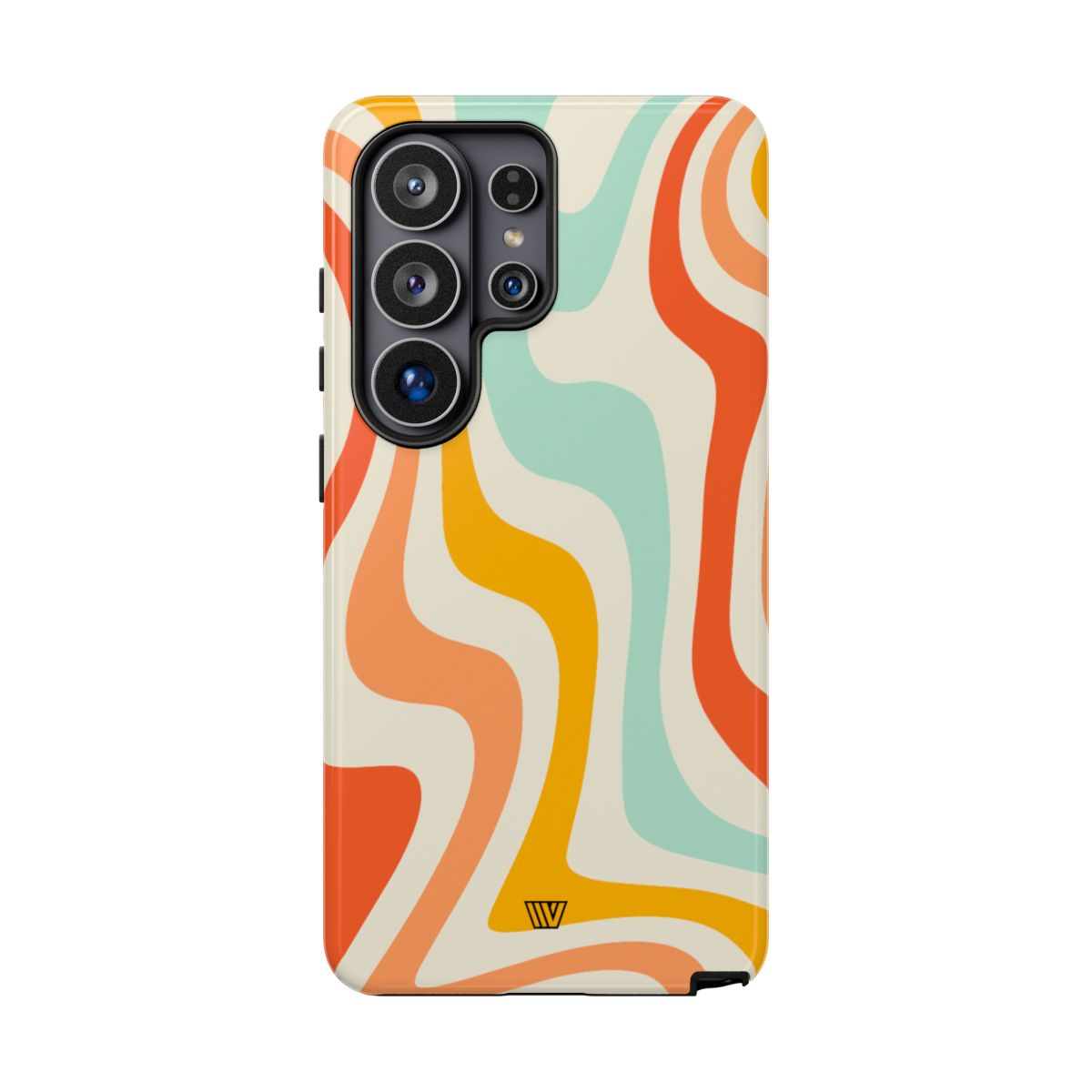 Retro Groovy Swirls Tough Phone Case