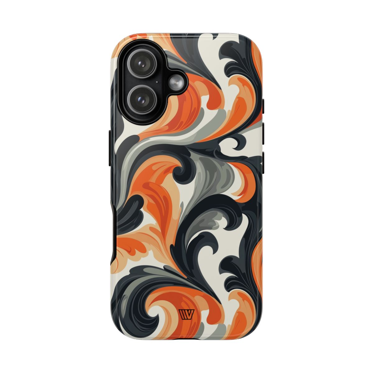 Tough Phone Case Baroque Swirl Polycarbonate Shell Trovvve