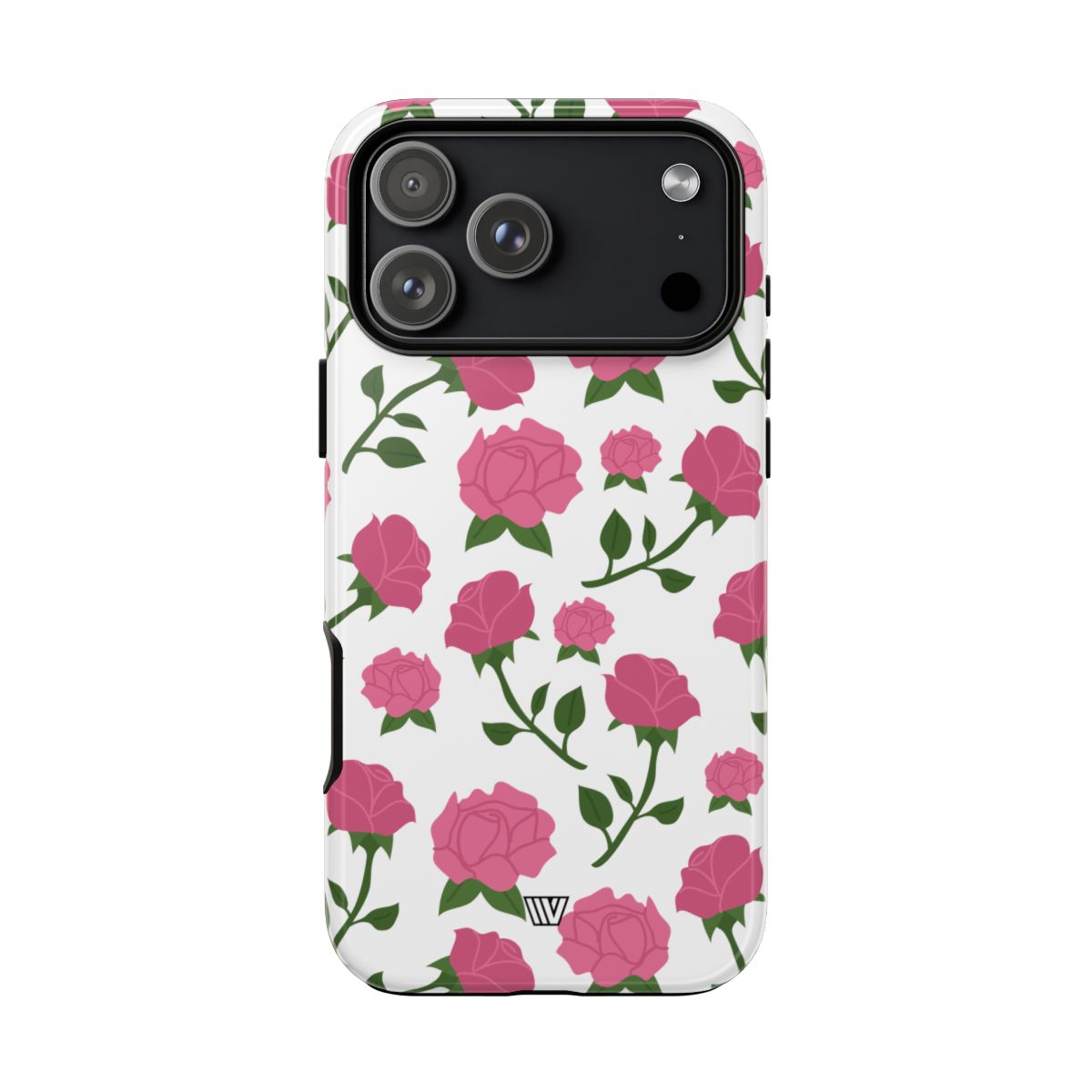 Pink Roses Tough Phone Case Dual-Layer Protective Trovvve