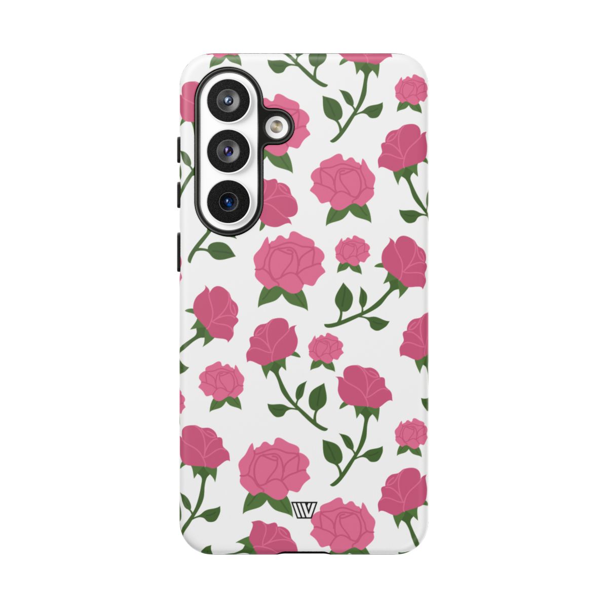 Pink Roses Tough Phone Case Dual-Layer Protective Trovvve