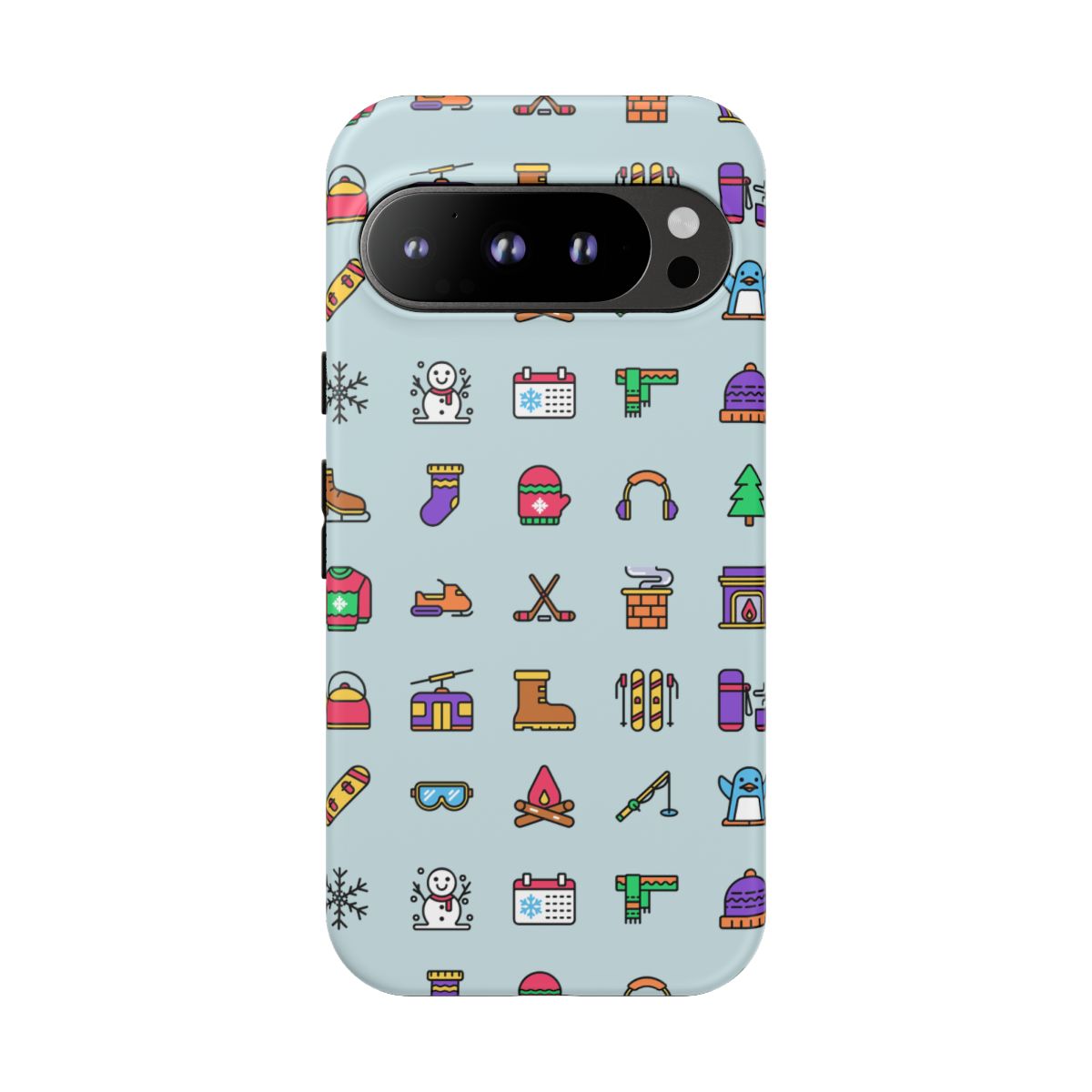 Tough Phone Case Dual-Layer Protective WINTER ICONS
