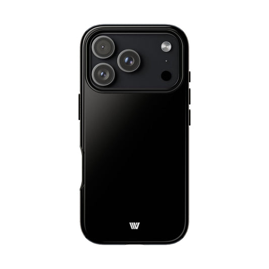 Tough Phone Case Impact Resistant Dual-Layer JET BLACK