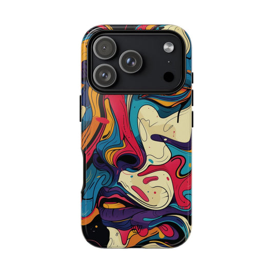 Tough Impact Resistant Phone Case ABSTRACT GAZE