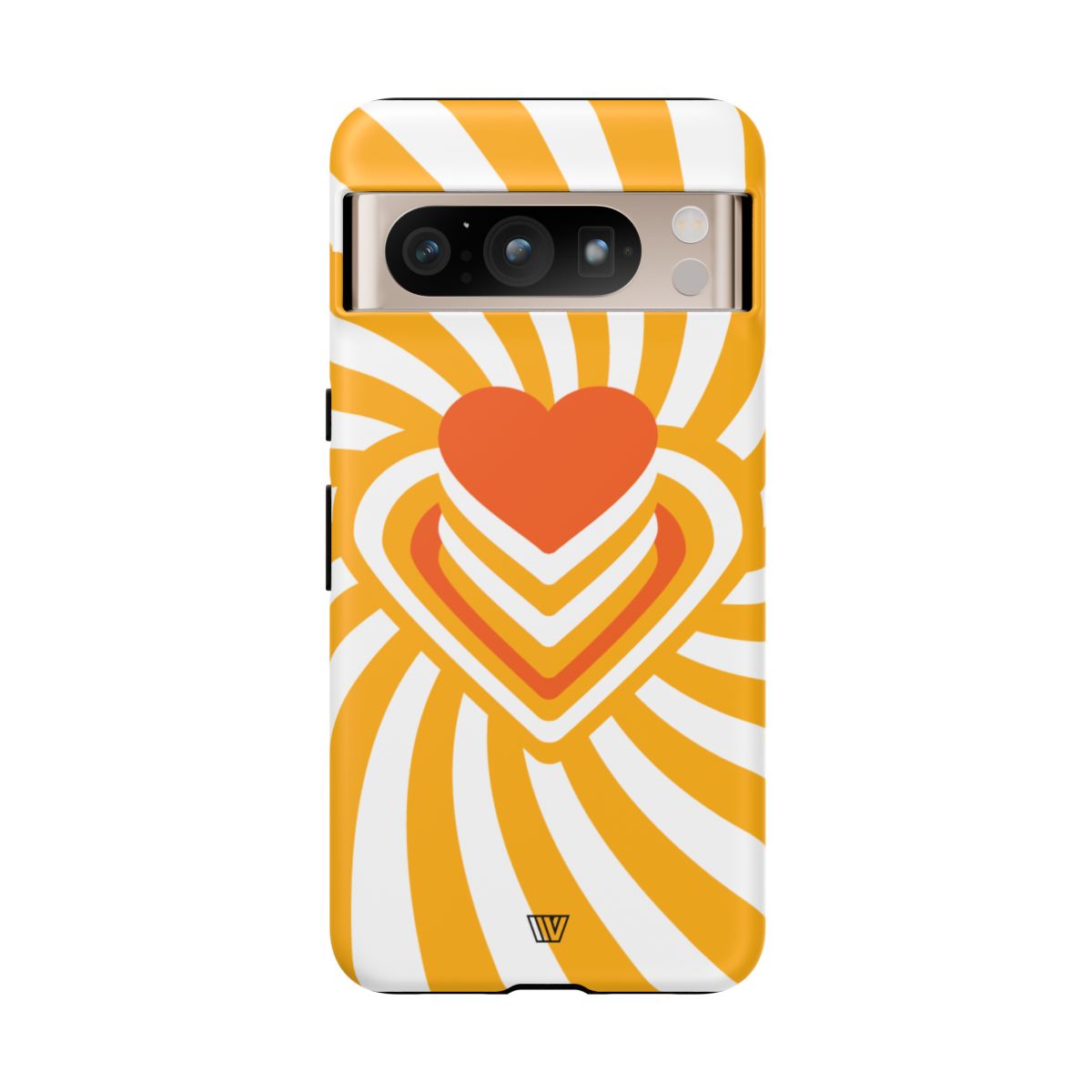Tough Impact-Resistant Phone Case HEART RAY STACK