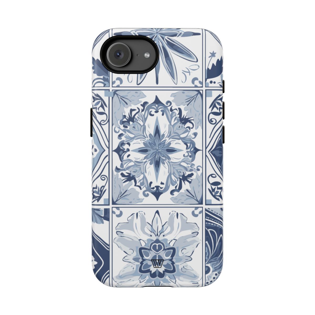 Blue White Tile Tough Impact-Resistant Phone Case