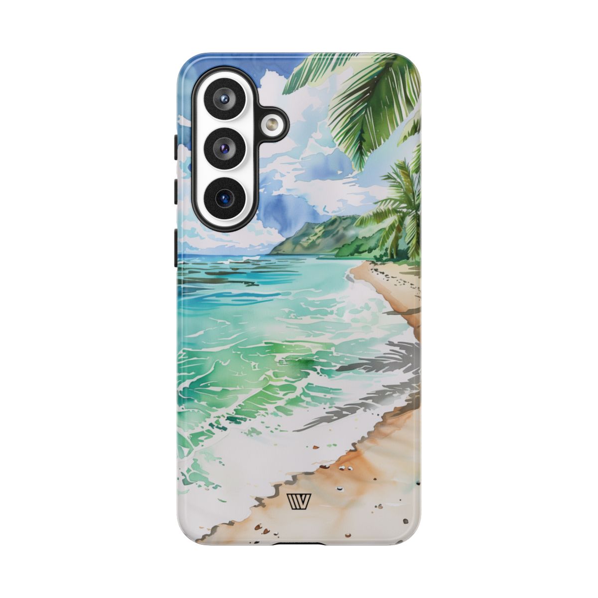 Watercolor Beach Tough Phone Case