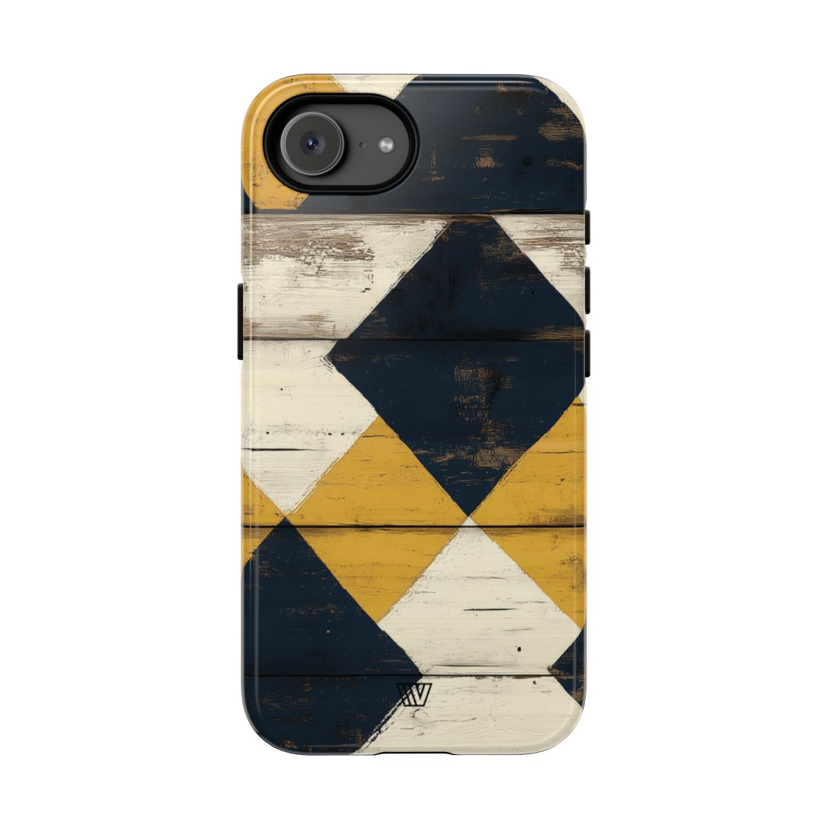 Tough Phone Case Dual-Layer Protection Farmhouse Wood