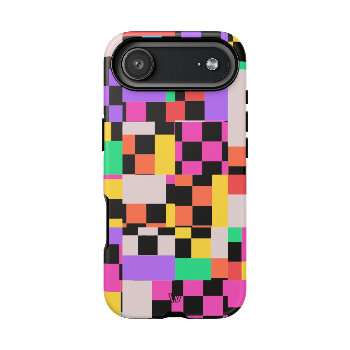 Mashed Up Checkerboard Tough Phone Case