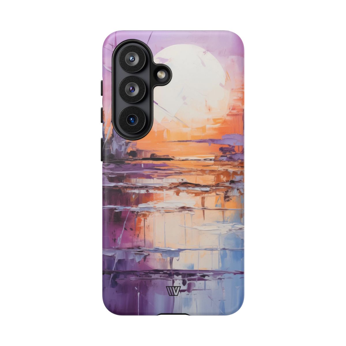 Acrylic Sunset Tough Phone Case Dual-Layer Protection