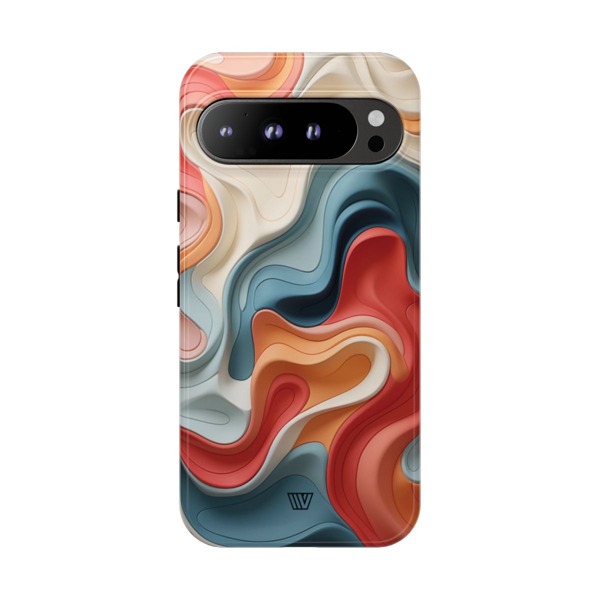 3D Colorful Clay Tough Phone Case