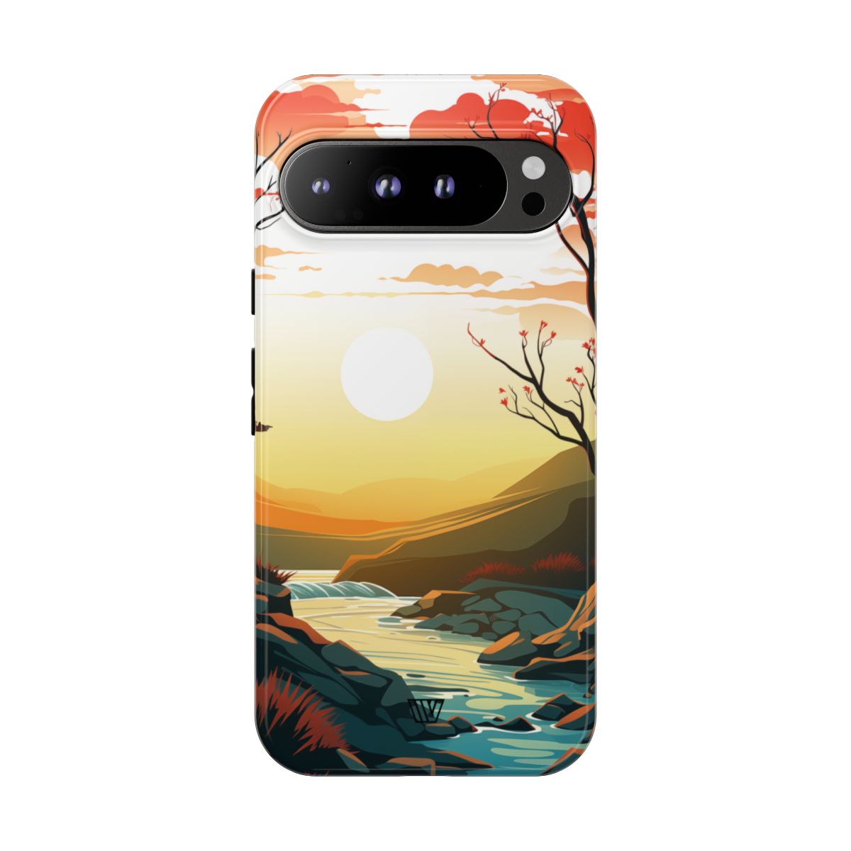 Tough Phone Case Dual-Layer Protection RIVER SUNSET