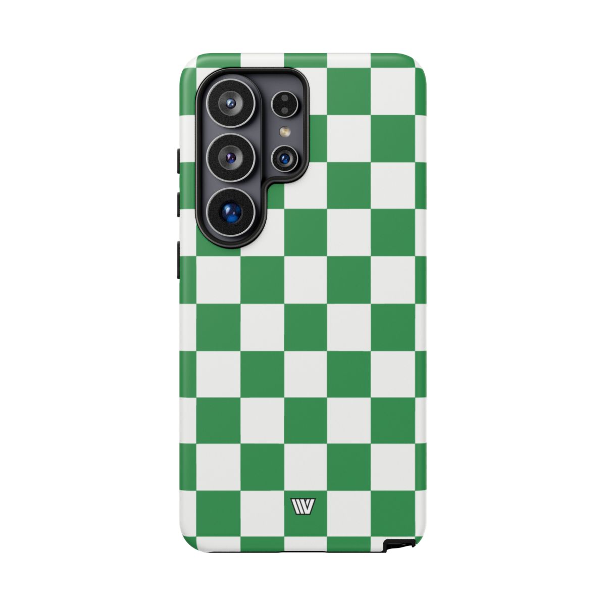 Green White Checkerboard Tough Phone Case