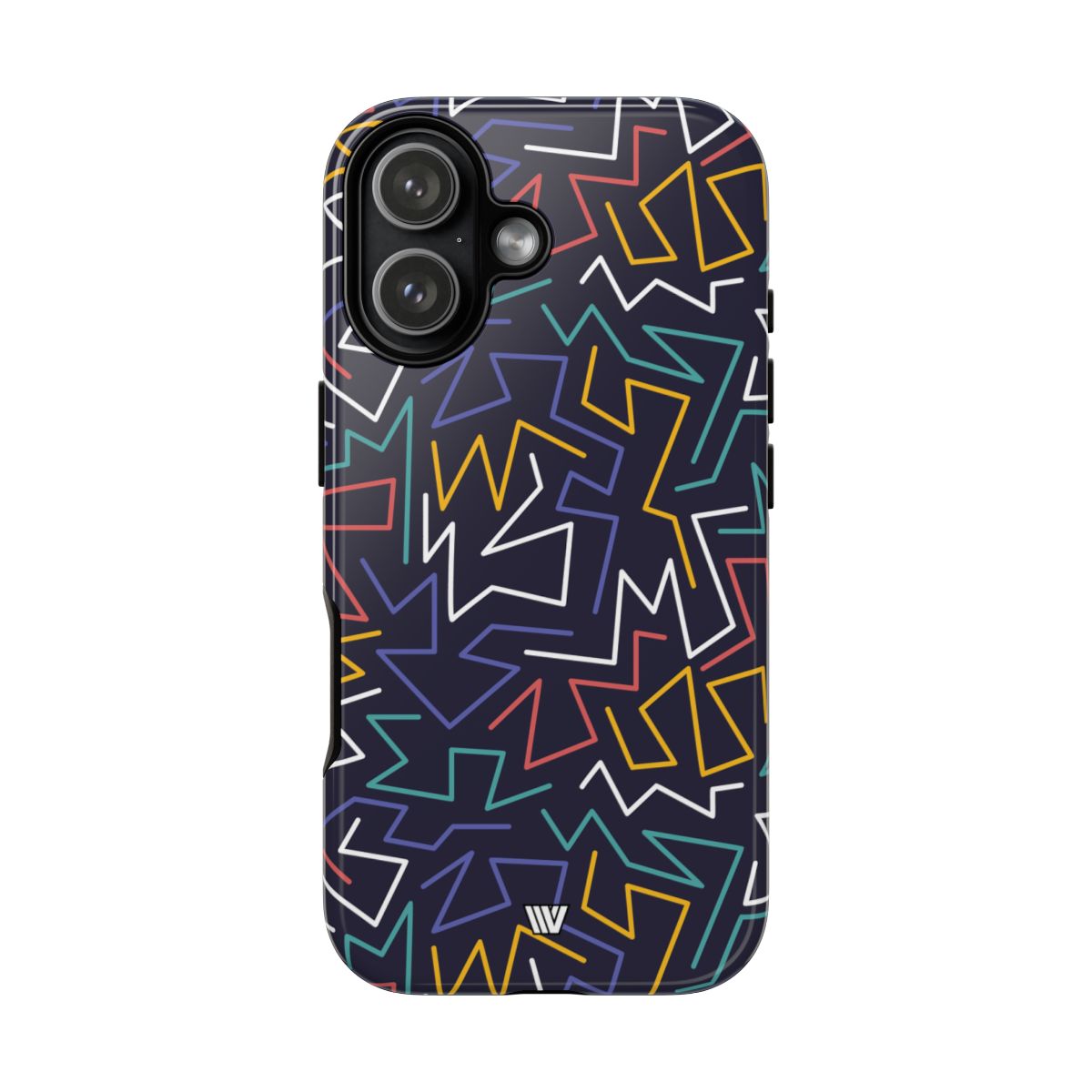 Tough Impact Resistant Phone Case ZIGZAG NIGHT