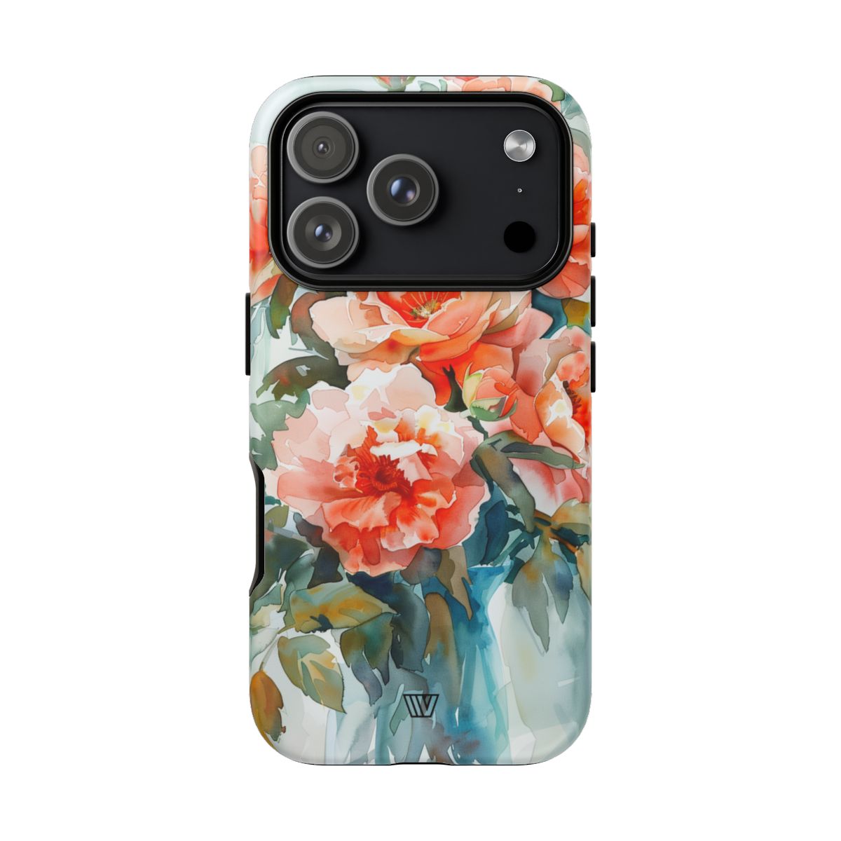 Tough Phone Case Dual-Layer Impact Resistant PEONY DREAMS