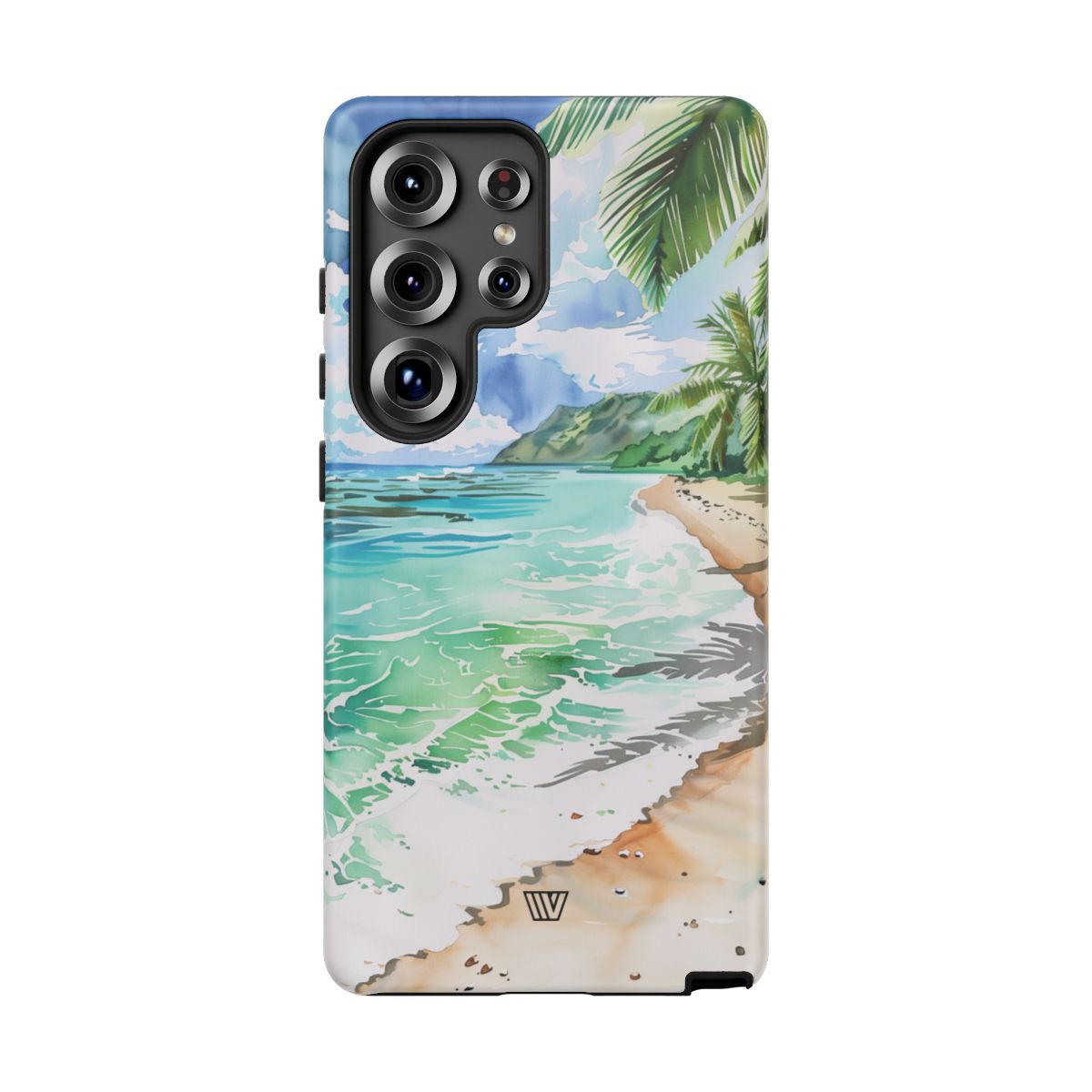 Watercolor Beach Tough Phone Case