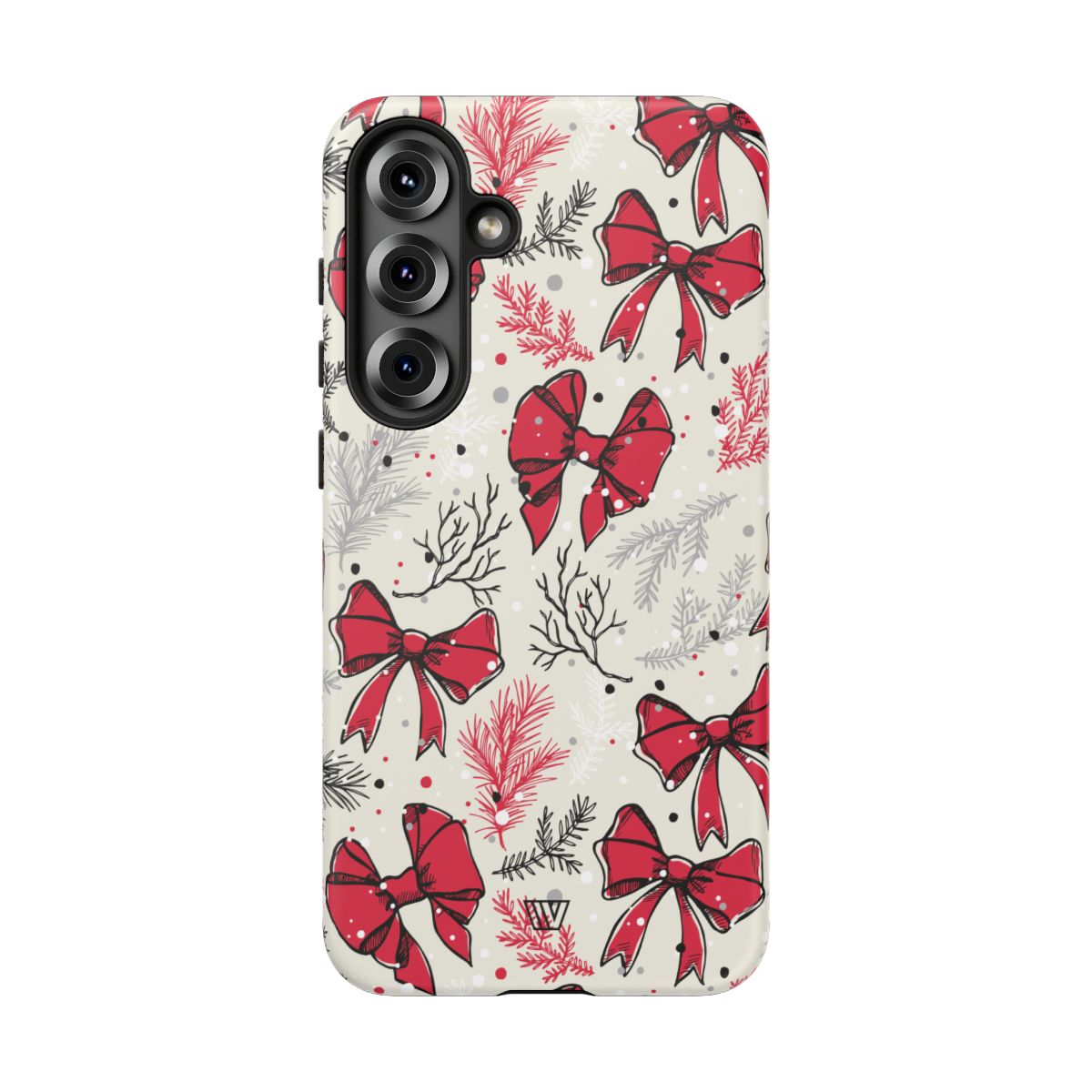 Tough Phone Case Impact-Resistant Dual Layer WINTER BOWS