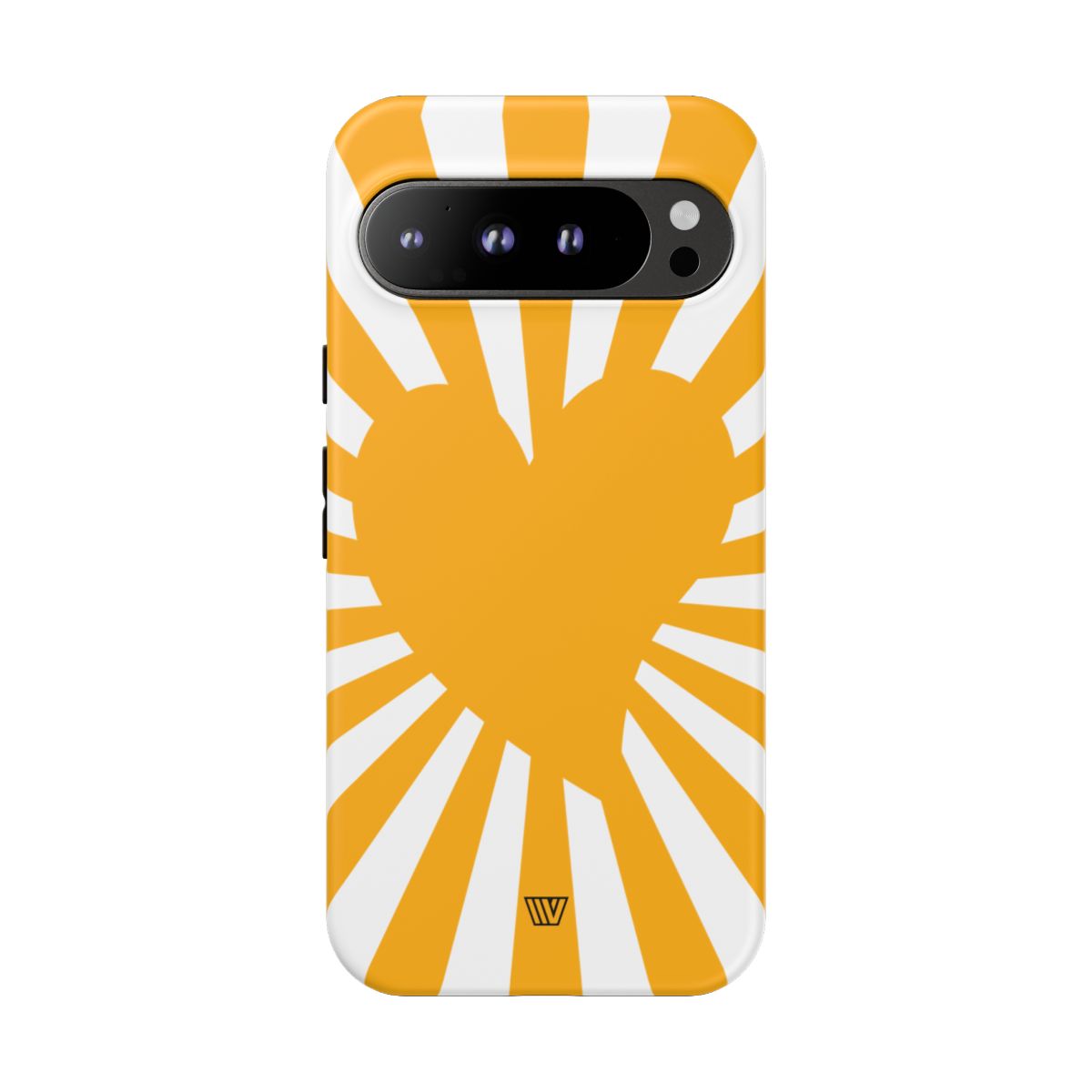Heart Sun Rays Tough Phone Case with Impact Resistance